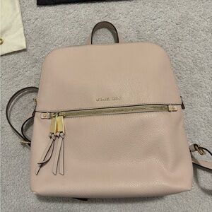 Michael Kors Blush Leather Backpack